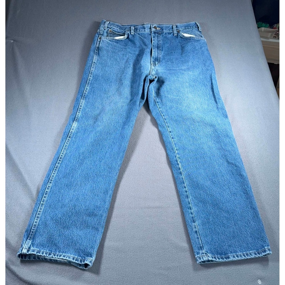 Dickies Jeans Mens Size 38x32 Blue Denim Workwear Pants Straight Leg Relaxed Fit
